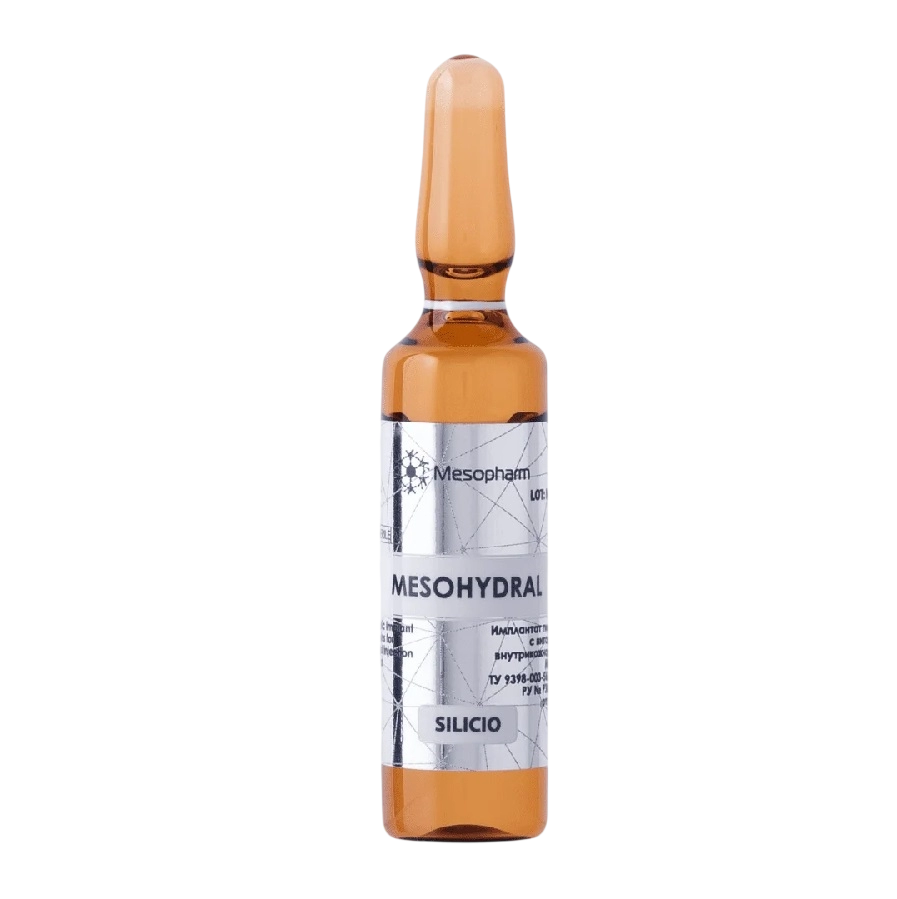 Коктейль для увлажнения и поддержания основных функций кожи - Mesohydral Silicio, 5 мл - 1 ампула