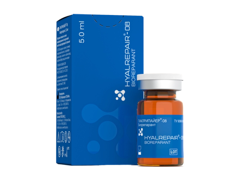 Биорепарант с тонизирующим действием- Гиалрипаер-08, 5 мл - 1 флакон