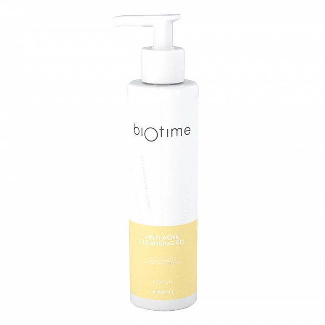 Очищающий гель для проблемной кожи Biotime Anti-acne cleansing gel, 200 мл