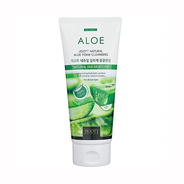 Natural Aloe Foam Cleansing Успокаивающая пенка с экстрактом алоэ, 180 мл