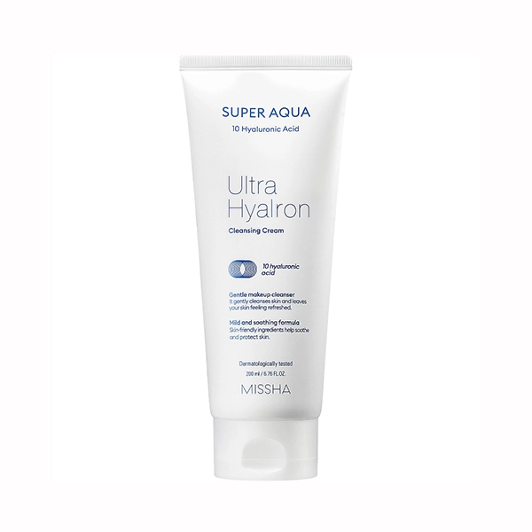 Aqua Ultra Hyalron Кремовая пенка для умывания и снятия макияжа, 200 мл