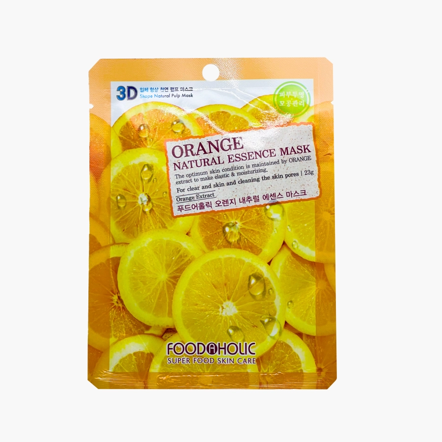 FOODAHOLIC NATURAL Маска для лица с экстрактом апельсина