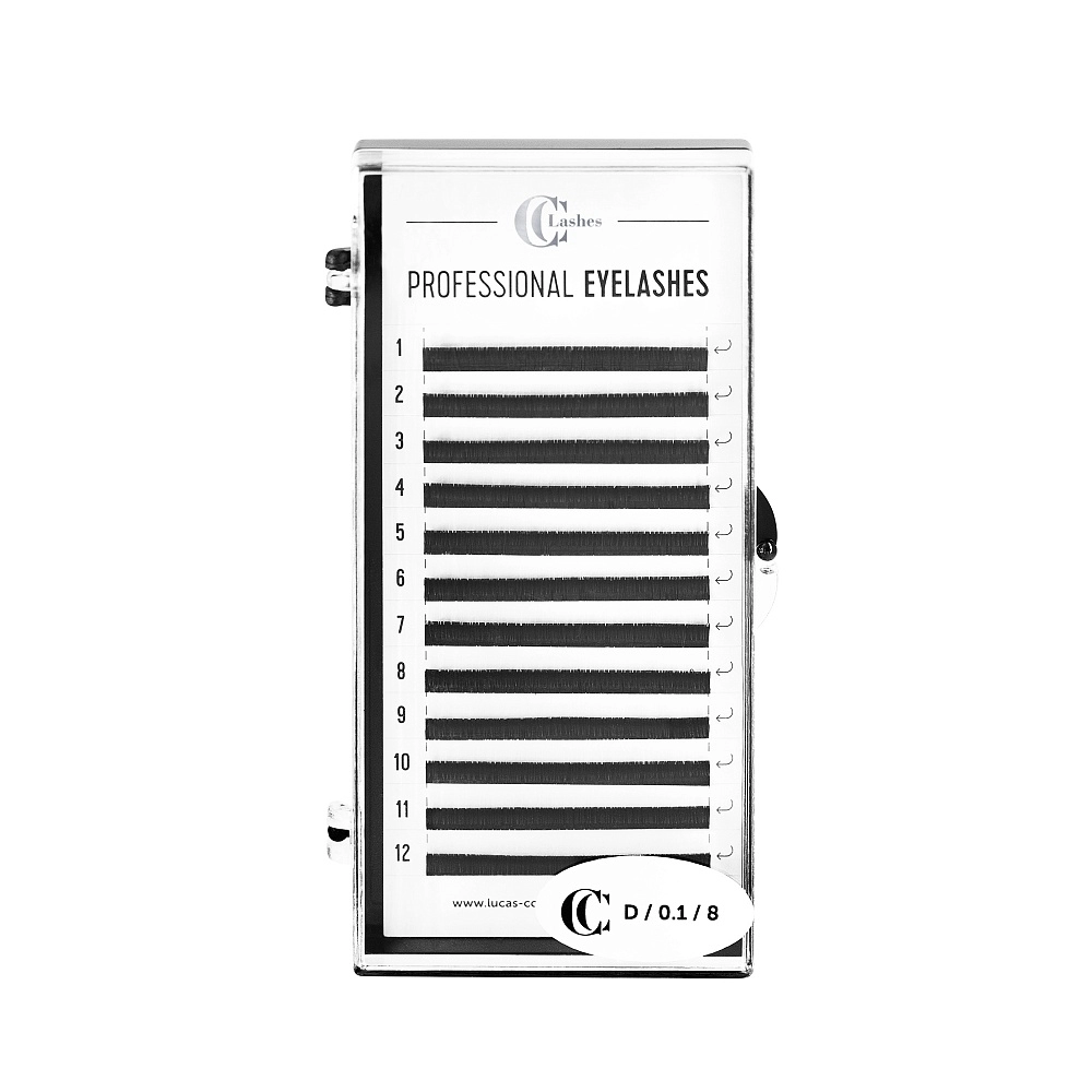 Ресницы CC Lashes D/0.07/9, 1 уп