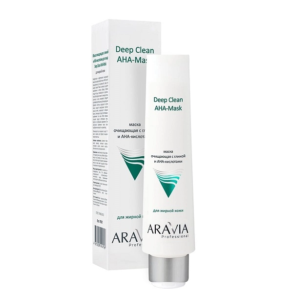 Маска очищающая с глиной и AHA-кислотами для лица Deep Clean AHA-Mask, 100 мл